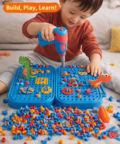 Dino Drill Adventure Kit – STEM Building Toy